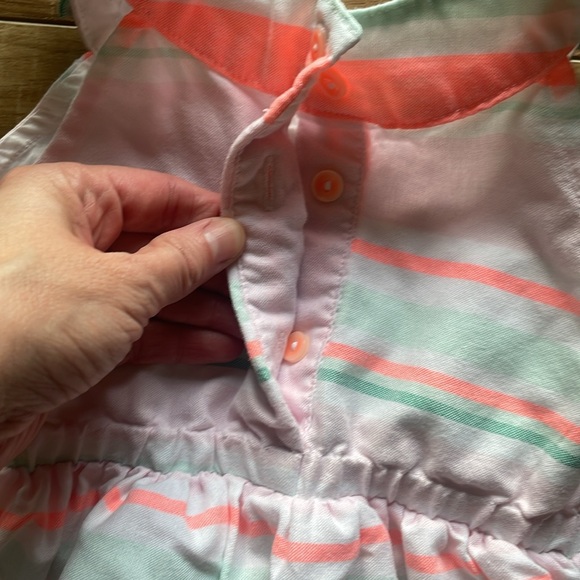 Gymboree Teal, Cora and White Spring and Summer Dress - Picture 8 of 9